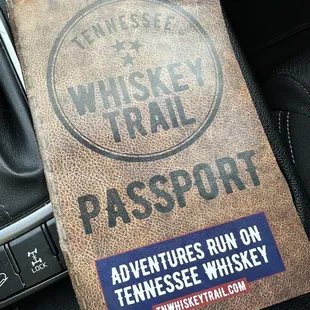 Whiskey trail passport and this locations starts the trail. So stop in and grab your passport and keep tasting.