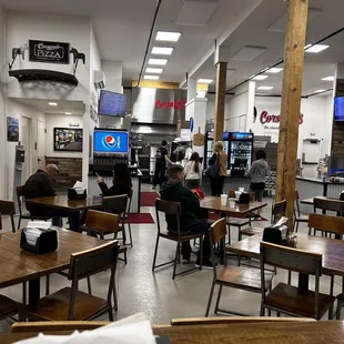 Seating closest to doors