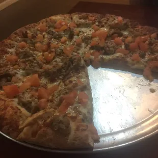 Garlic Chicken Pizza