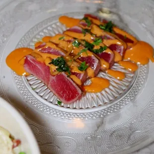 Seared Tuna Crudo