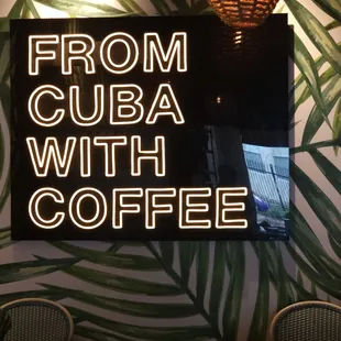 from cuba with coffee