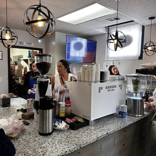 Friendly staff ready to receive your order