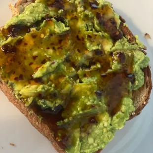 Honey Chili avocado toast