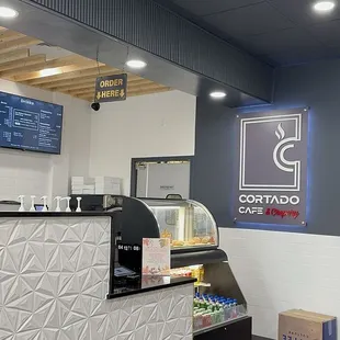 Counter and pastry case