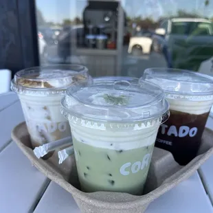 Iced Matcha Einspanner