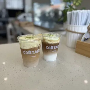Mango Cold Brew Pistachio Latte