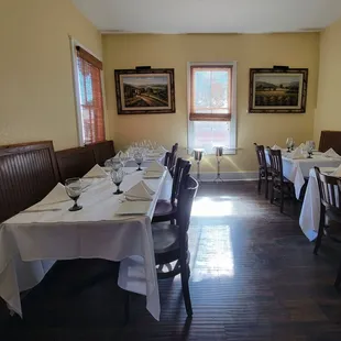 Inside seating