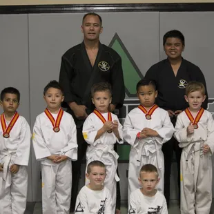 Tigers- Which is our 5 &amp; 6 Year old Kenpo Students