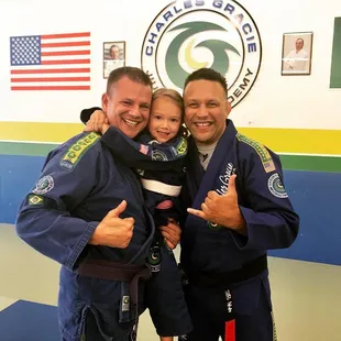 Renzo Gracie, my daughter and I. You wont believe the access you will have to legends as part of the Charles Gracie team.