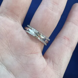 The 3 rings are now soldered into one