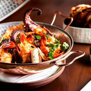 an octopus in a bowl