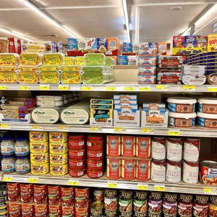 tiktok got me hooked on tinned seafood and this place is well stocked with a large selection
