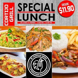 Lunch Special Every Day 11:00 -3pm.