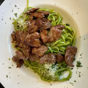 Tallarin Verde Con Pollo