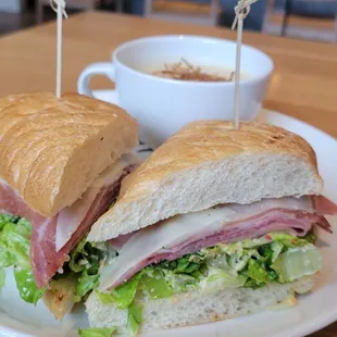 Italian Grinder (Lunch) with the soup of the day (Potato Leek)