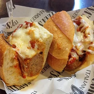 6" Meatballs with Cheese Sandwich