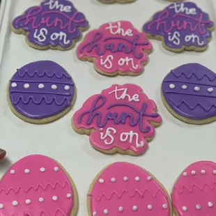 Easter sugar cookies