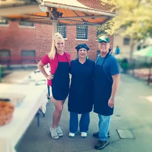 Owners Emmalee, Gail and Bob cater Downtown Seymour