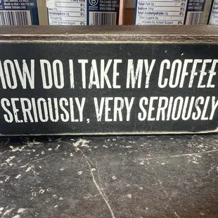 Great coffee signs within!