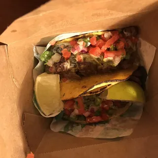 Steak Rajas de Poblano Taco