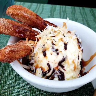 Churro Sundae