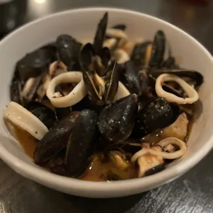 Linguini Allo Scoglio I added octopus