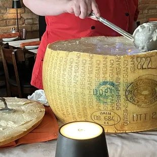 Parmesan Cheese wheel