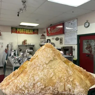 Pineapple cream cheese turnover. Layers of deliciousness