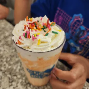 Orang&apos;sicle kids milkshake