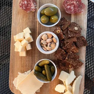 Beautiful (and delicious) house made cheese &amp; charcuterie board