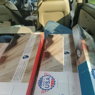 the inside of a vehicle