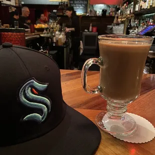 Irish coffee and a winning team.