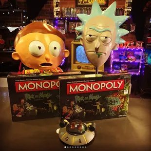 New Rick and Morty goodies in the shop! Space Cruiser Coin Bank, Monopoly and more masks! Click on a pic to shop us now!