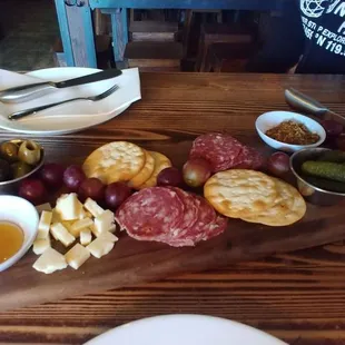 Great charcuterie board during happy hour!