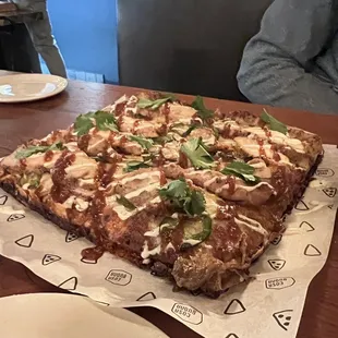 Meatball Sicilian Pizza