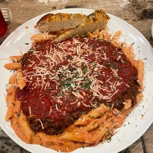 Penne and Cheeze with Shroom Sauce