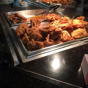 Awesome fried chicken for a supermarket!