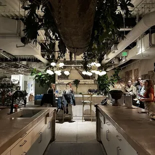 View of the bar from the arrangement counter