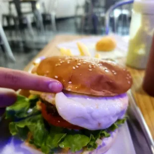 Fat slice of mozzarella