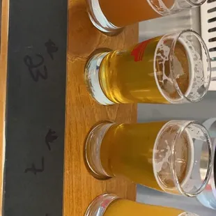 You can never go wrong with getting a flight. More flavors to try and one sitting.