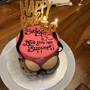 50th birthday party cake