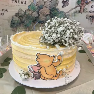 Full cake- simple baby shower!