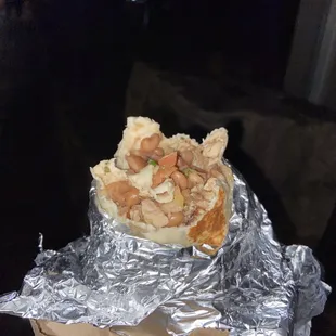 Old School Chicken Burrito