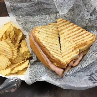 Grilled Ham and Cheese