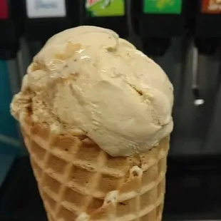 Homemade waffle cones