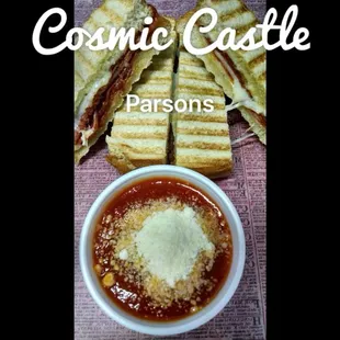 Pepperoni Pizza Grill Sandwich