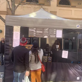 Sunday Morning at farmers market at Campbell downtown