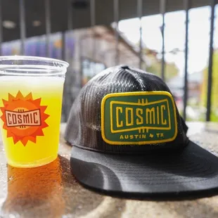 Electric Jellyfish on tap. Merch on point as usual for Cosmic. @coreyd123 on IG