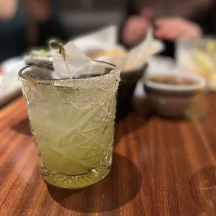 Cucumber jalapeño margarita