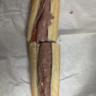 Corn Beef hoagie